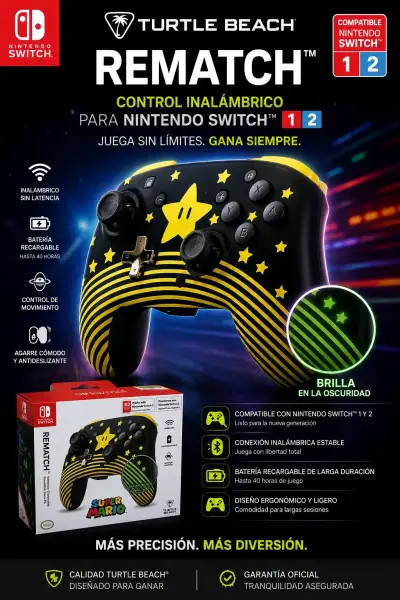 Control inalámbrico Rematch para Ninte - miniatura 1