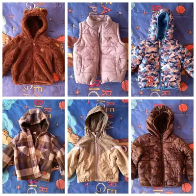Lote de chaquetas de invierno 18 a 24 meses - miniatura 1