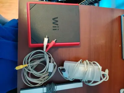 Consola Nintendo Wii Mini+ wiimote+ mario kart - miniatura 1