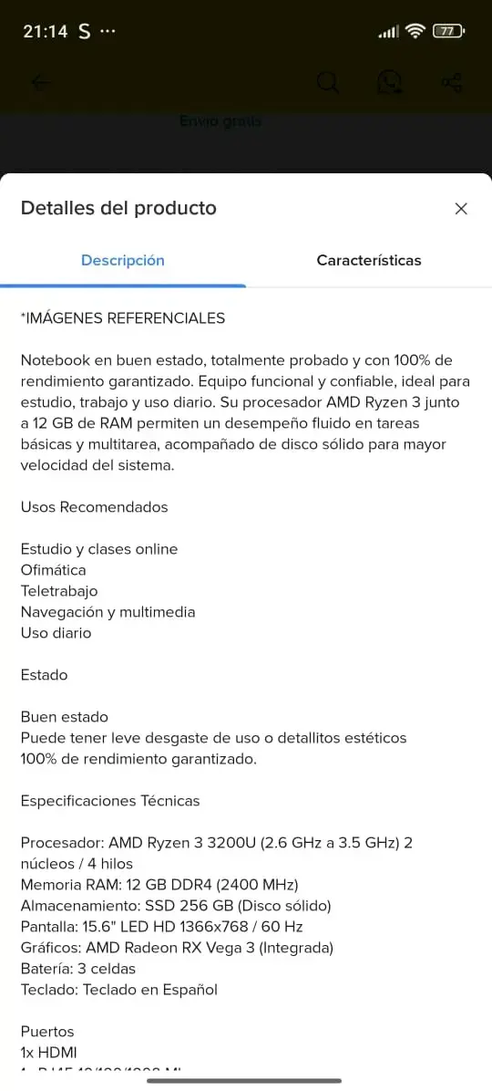 Notebook Acer Aspire 5 A515-43-R5KB AMD Ryzen 3 - 5