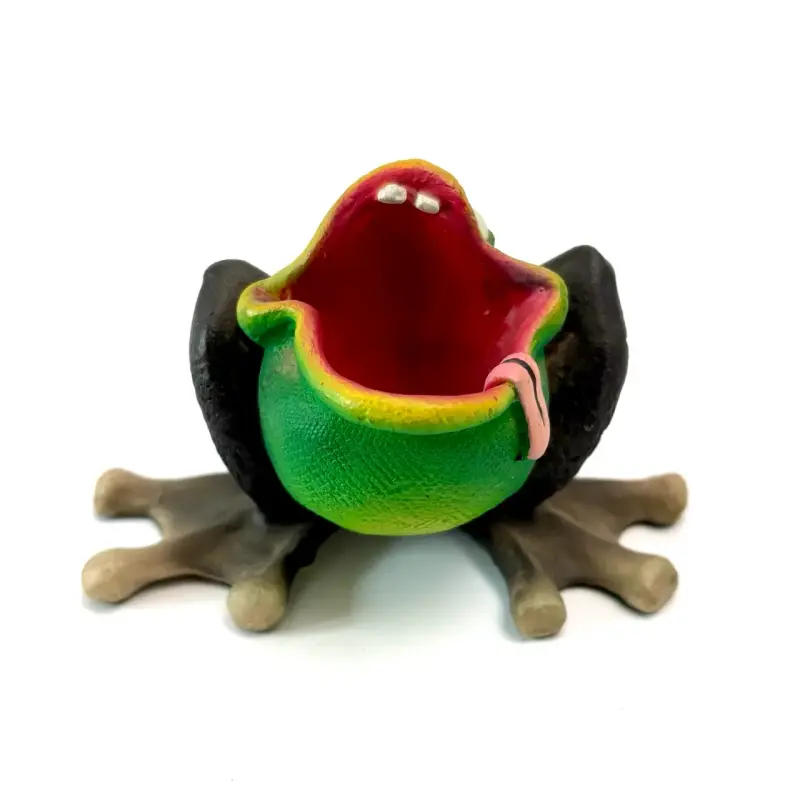 Figura decorativa de rana colorida - 2