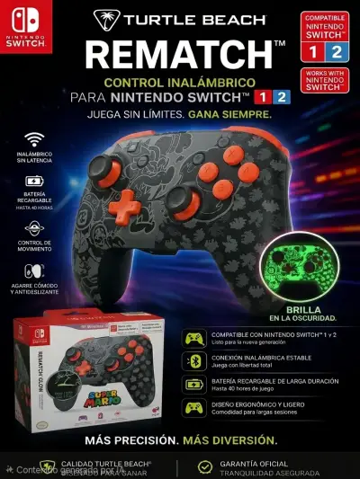 Control inalámbrico  para Nintendo switch 1 y 2 - miniatura 1