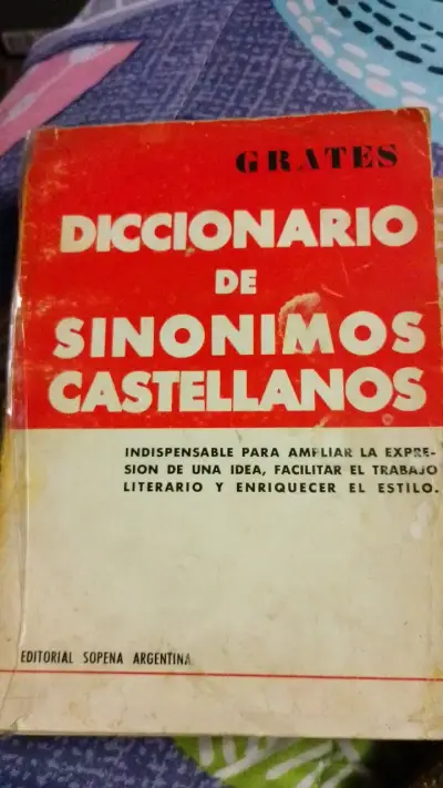 Diccionario de Sinónimos Castellanos Grates - miniatura 1