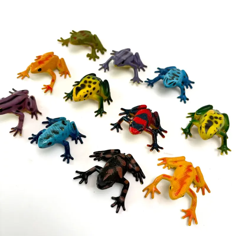 Set de ranas de juguete coloridas - 3