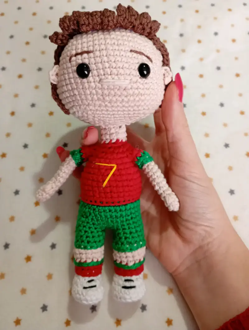 Ronaldo amigurumi