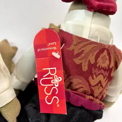 Muñecos de rana con traje elegante vintage - miniatura 4