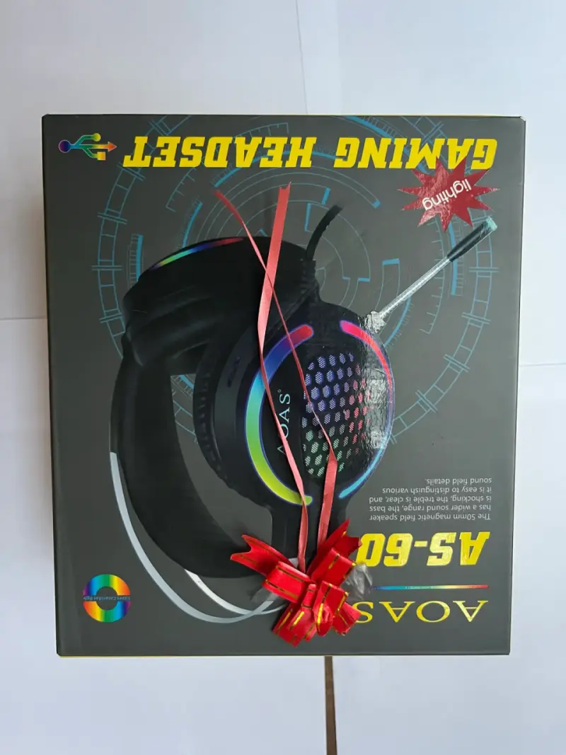 Auriculares gaming con luces LED AOS AS-60 - 1