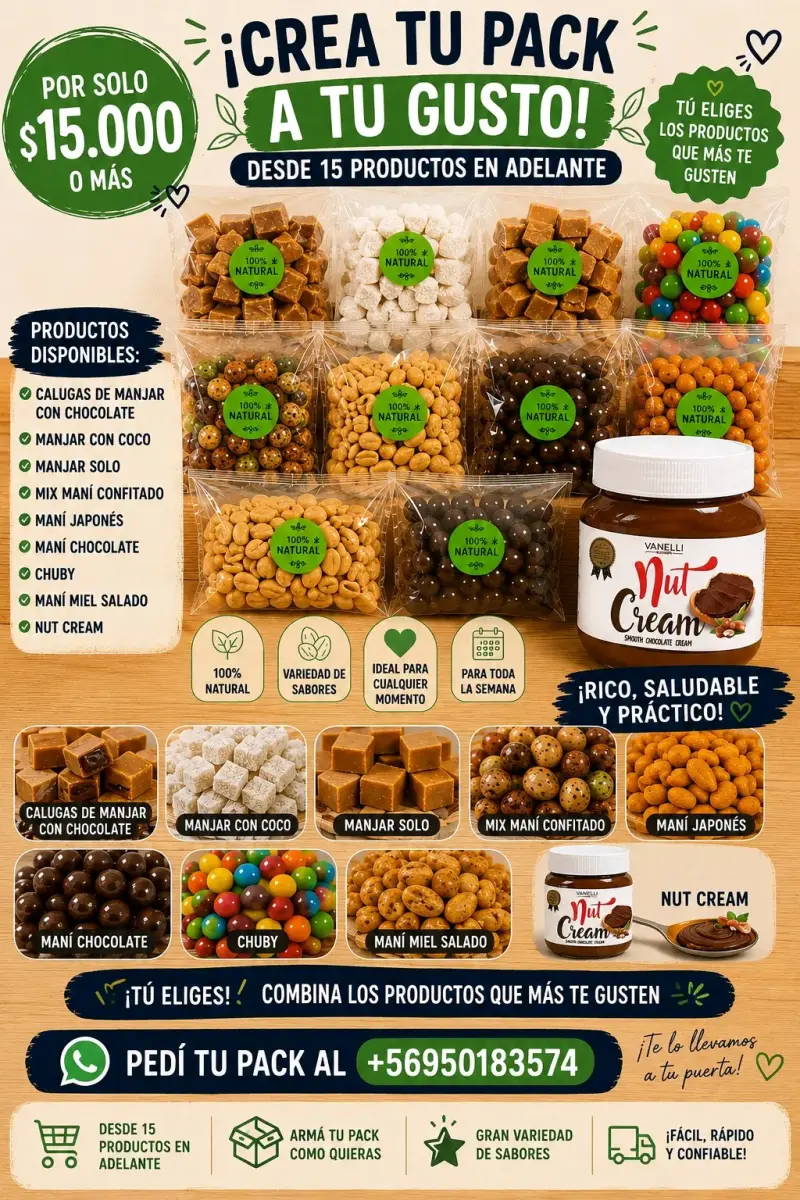 Variedad de dulces artesanales 100% naturales - 6