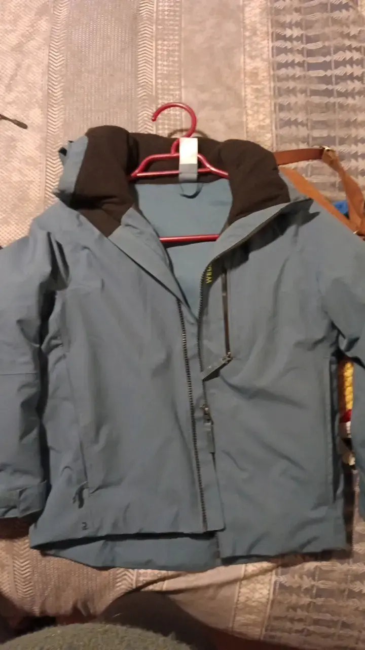 Chaqueta impermeable nieve y sky azul para niños - 1