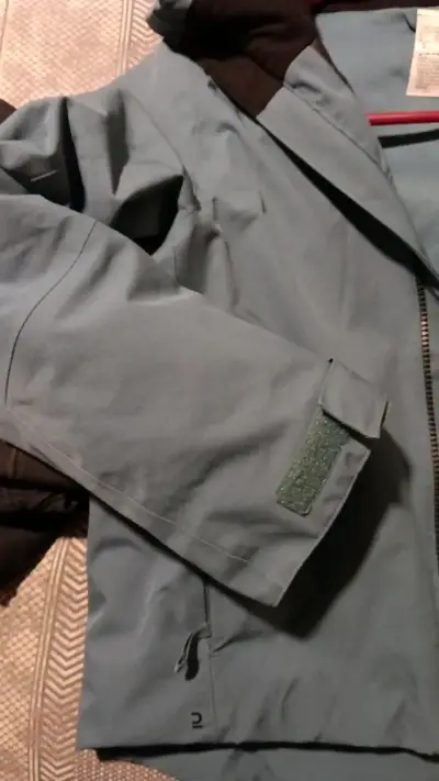 Chaqueta impermeable nieve y sky azul para niños - miniatura 3