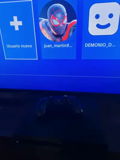 Play 4 slim 1tb +su palanca original +16juegos - miniatura 2