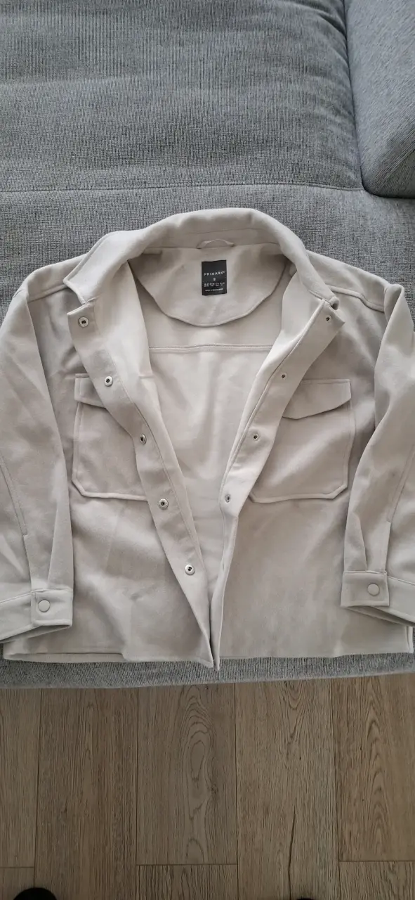 Chaqueta beige de mujer Primark con bolsillos - 2