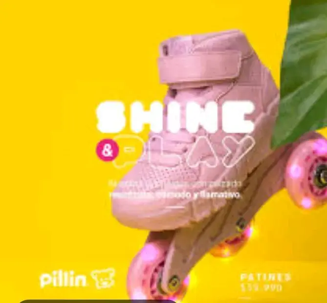 Patines infantiles Pillin Shine & Play con luces