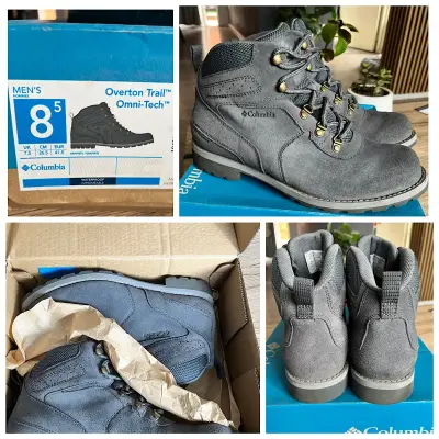 Botas de montaña Columbia gris para hombre - miniatura 2