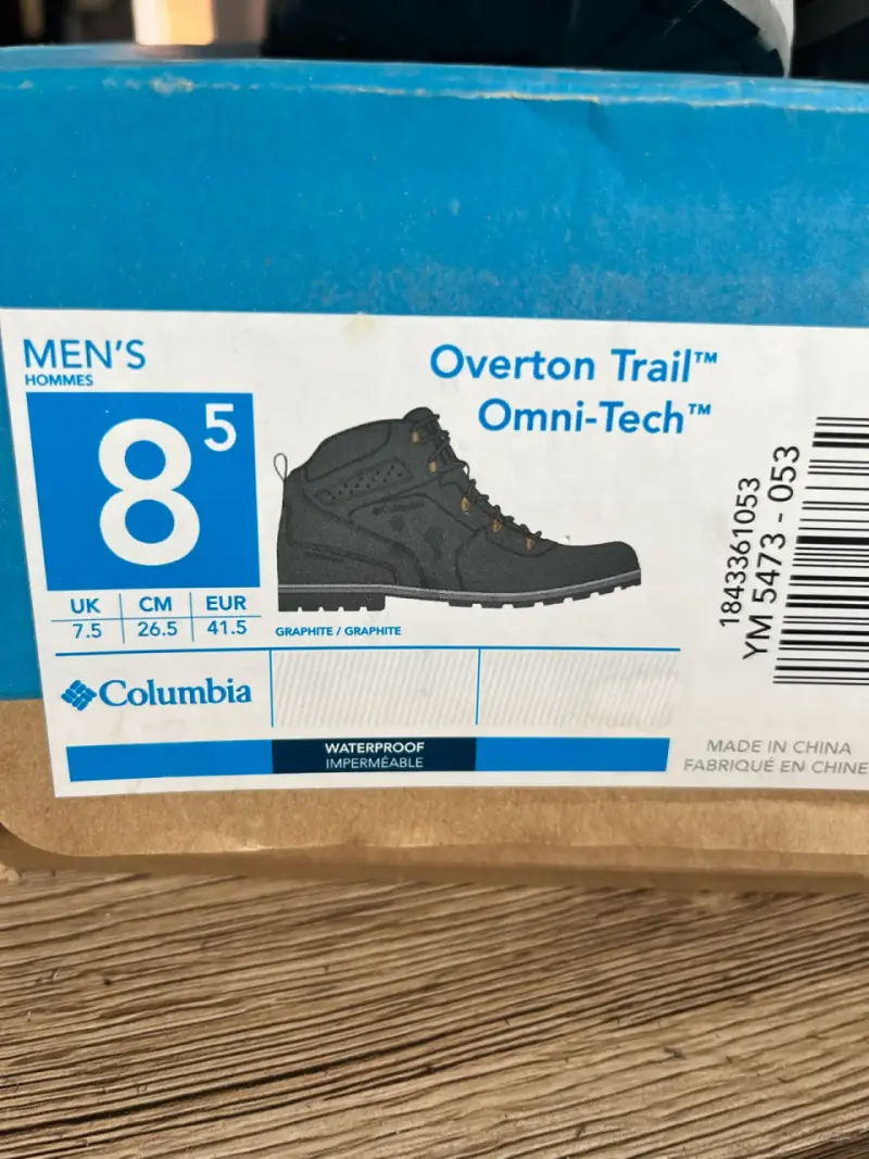 Botas de montaña Columbia gris para hombre - 6