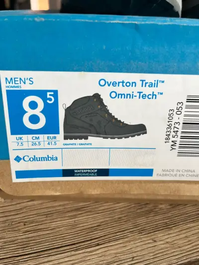 Botas de montaña Columbia gris para hombre - miniatura 6