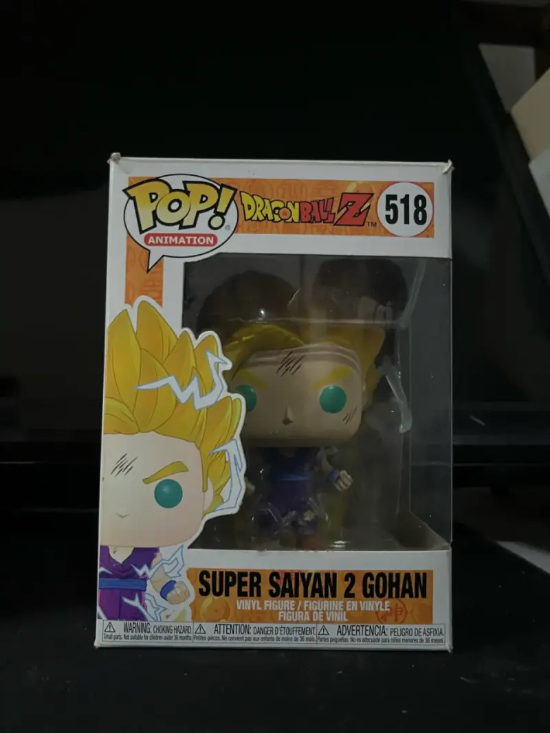 Figura Funko Pop Super Saiyan 2 Gohan Dragon Ball Z - 1