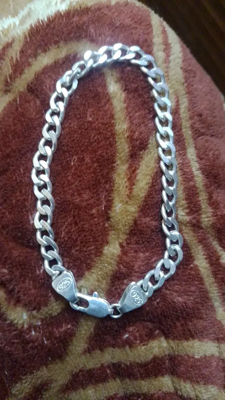 Pulsera de plata 925 estilo cubano