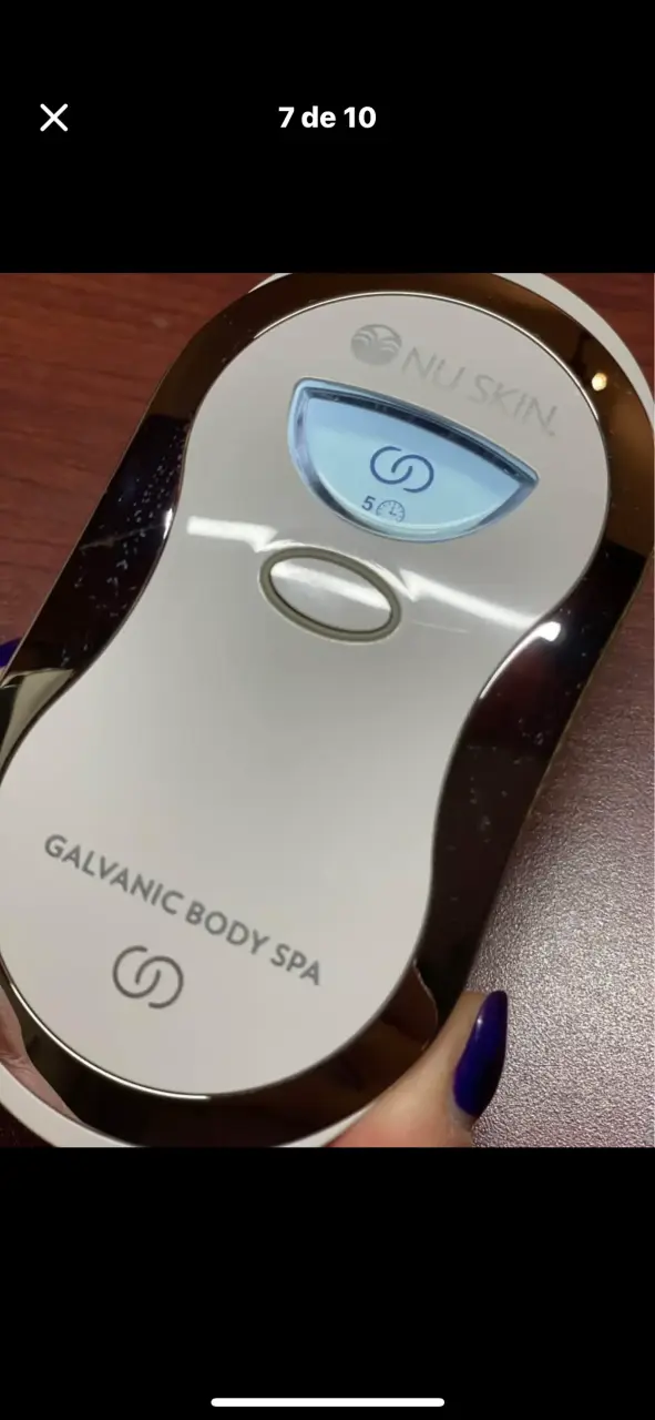 Dispositivo Galvánico Corporal Nu Skin - 5