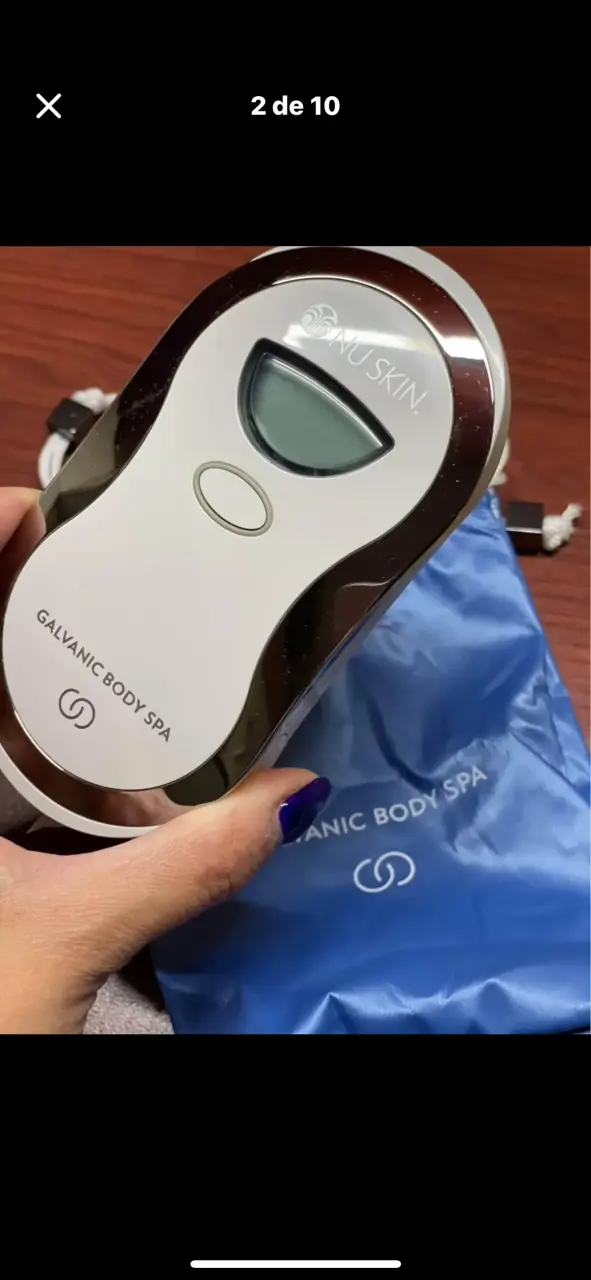 Dispositivo Galvánico Corporal Nu Skin - 6