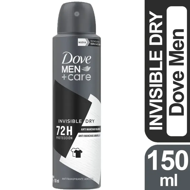 Pack de 12 Desodorantes Dove Men+Care Invisible Dry - 2