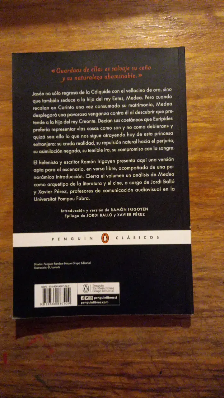 Libro Medea de Eurípides - Penguin Clásicos - 2