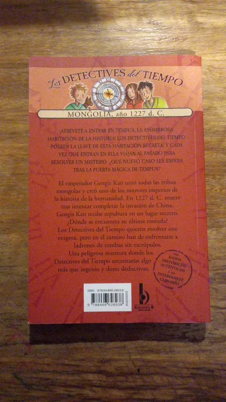 Libro Los Detectives del Tiempo: La Tumba de Gengis Kan - 2