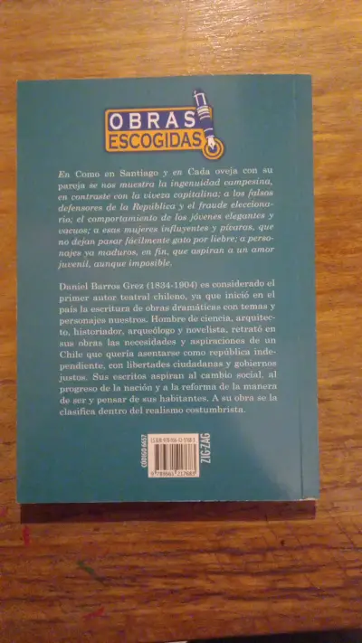 Libro 'Como en Santiago' de Daniel Barros Grez - miniatura 2