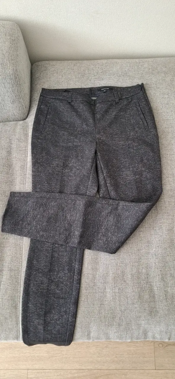 Pantalones de vestir grises para mujer Comma - 1