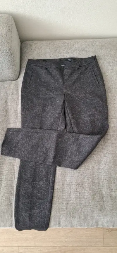 Pantalones de vestir grises para mujer Comma - miniatura 1