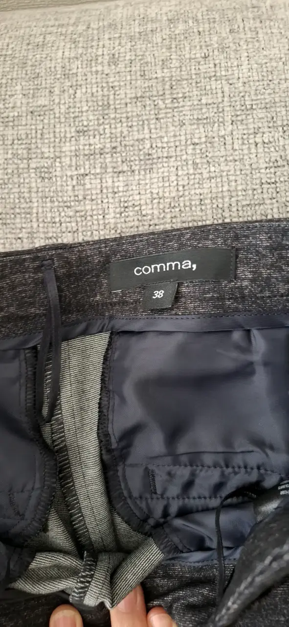 Pantalones de vestir grises para mujer Comma - 3