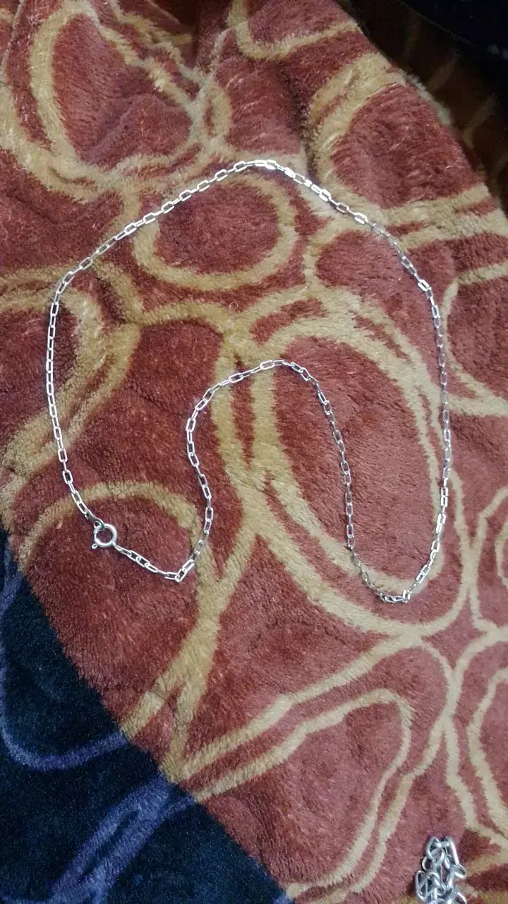 Cadena de plata elegante para mujer