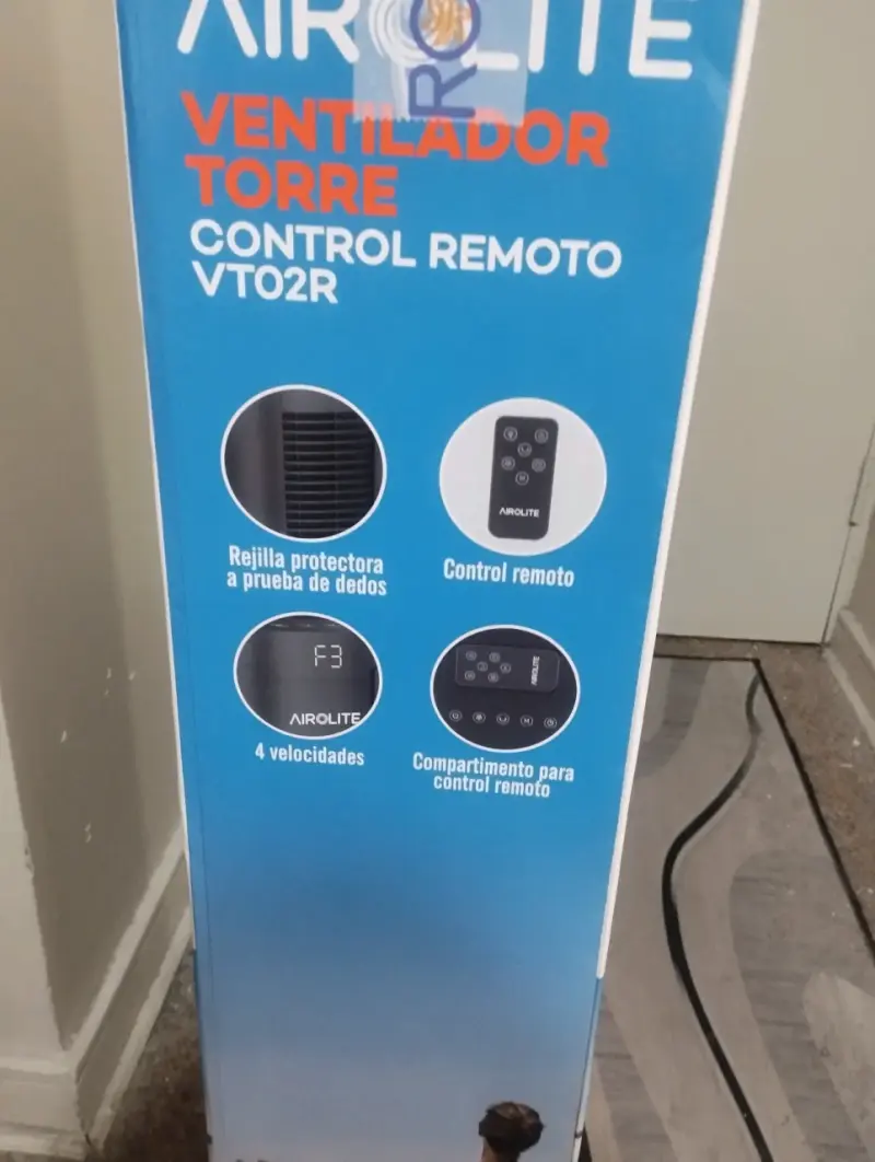 Ventilador torre Airolite con control remoto - 3
