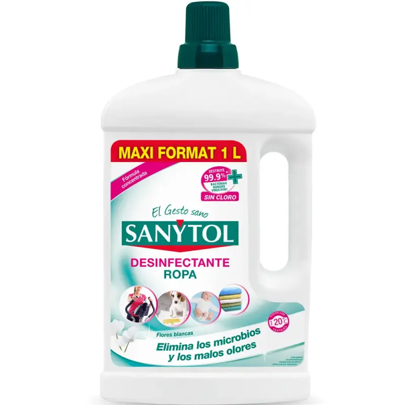 Desinfectante de ropa Sanytol 1L sin cloro - 2