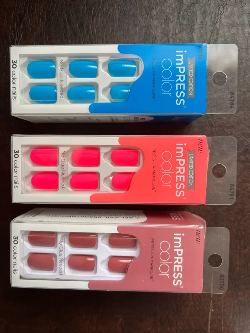 Uñas postizas imPRESS color variadas - 2