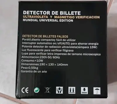 Detector de Billetes Yesido UV y Magnético - miniatura 2