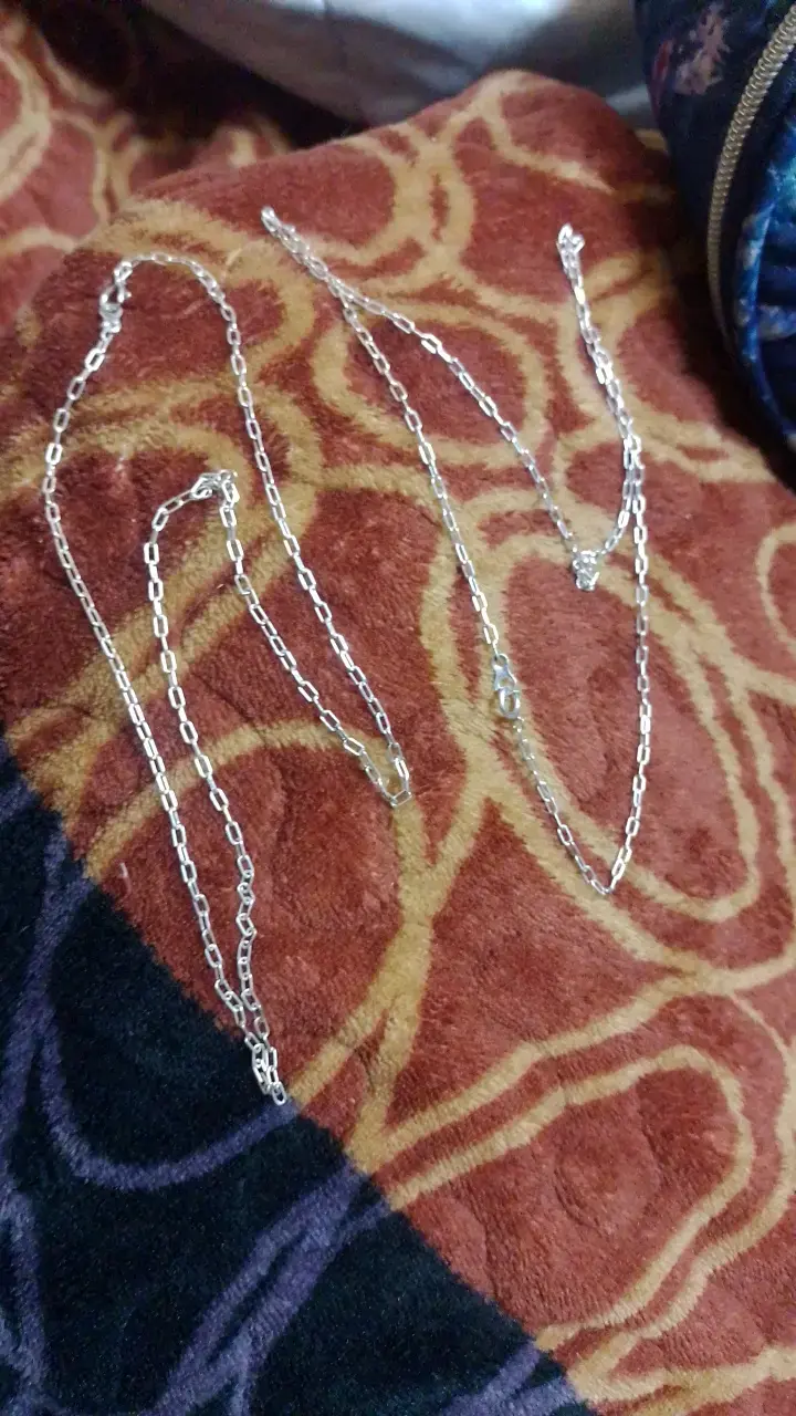 Cadena de plata elegante para mujer