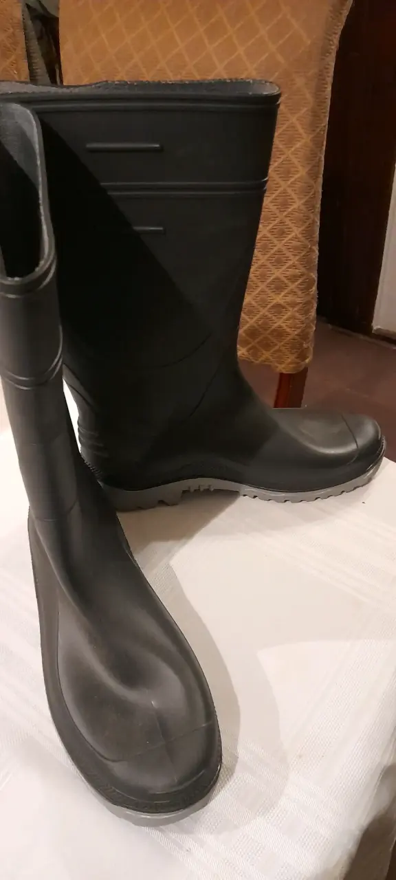 Botas de goma negras 4x4 impermeables - 4