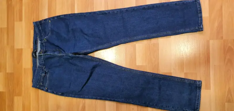 Jeans de mezclilla azul para hombre - 1