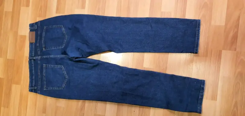 Jeans de mezclilla azul para hombre - 3