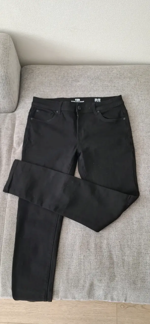 Jeans negros para mujer F3BN talla 33 - 1