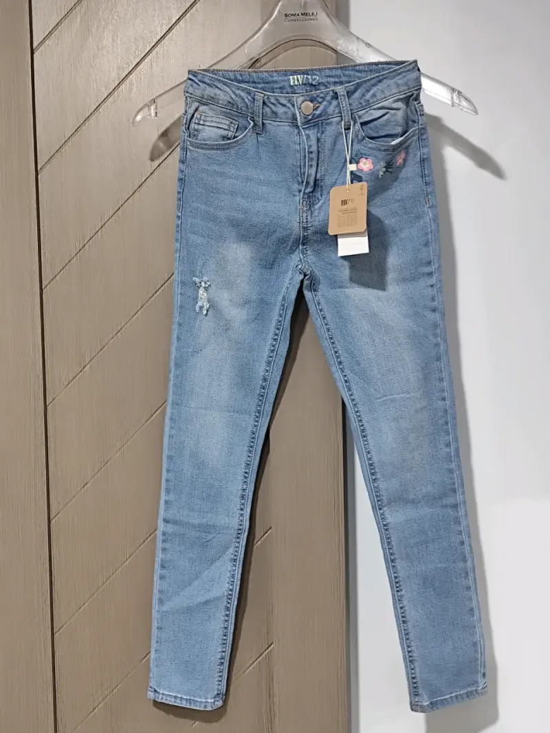 Jeans de mezclilla azul talla 12
