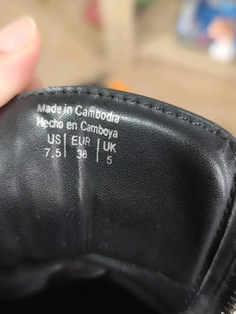 Botines Aldo de cuero negro con plataforma - 2