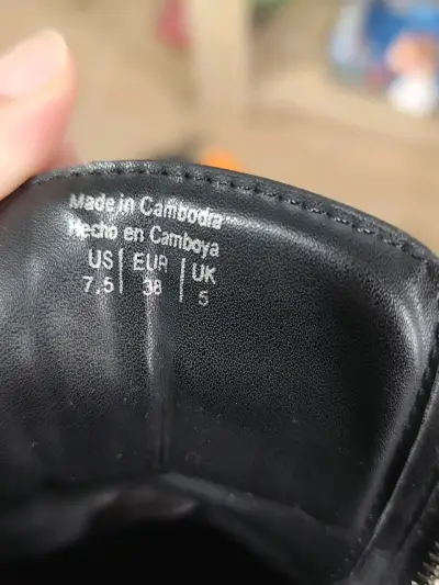 Botines Aldo de cuero negro con plataforma - miniatura 2