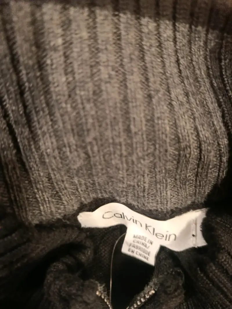 Suéter de lana negro Calvin Klein para hombre - 2