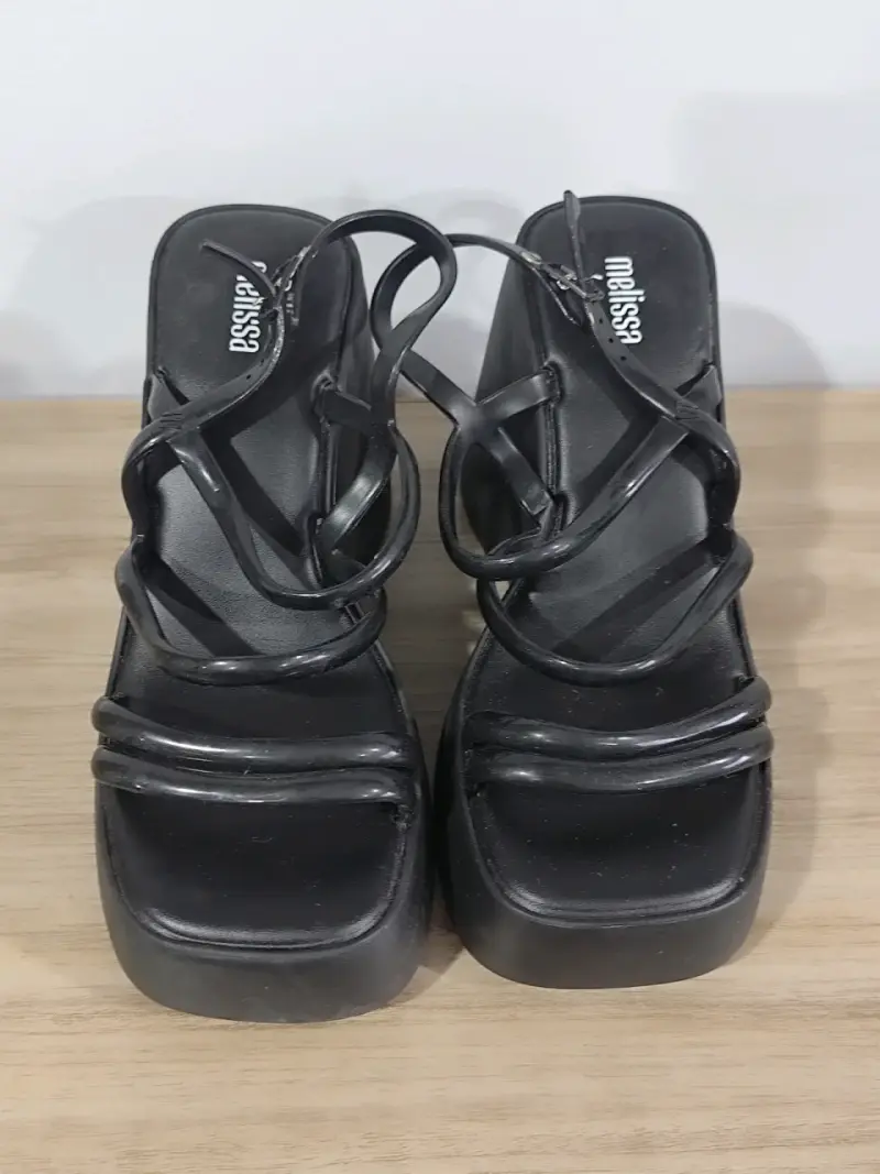 Sandalias plataforma negras Melissa - 2
