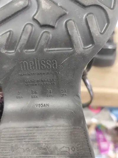 Sandalias plataforma negras Melissa - miniatura 3