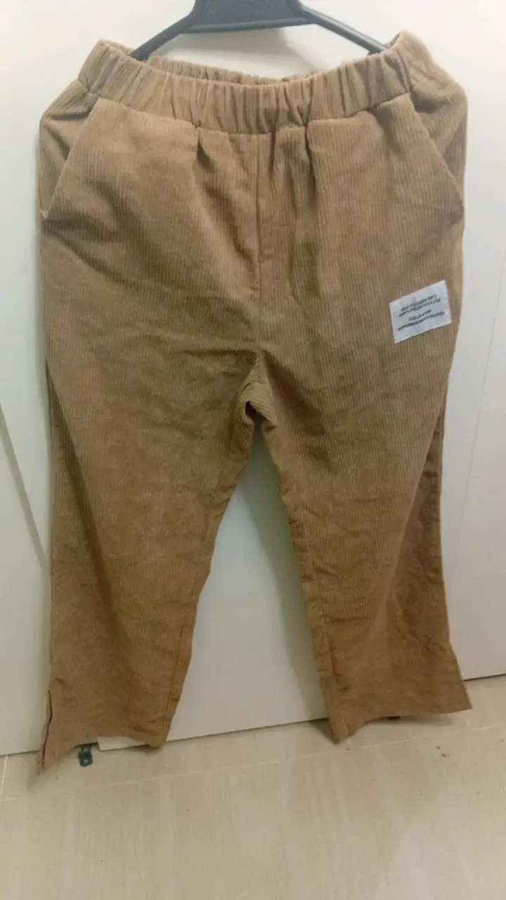 Pantalones de pana marrón - 1