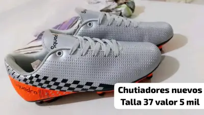 Zapatillas Nike blancas y rosadas talla 36.5 - miniatura 3