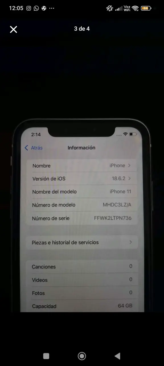 iPhone 11 en buen estado color blanco - 3